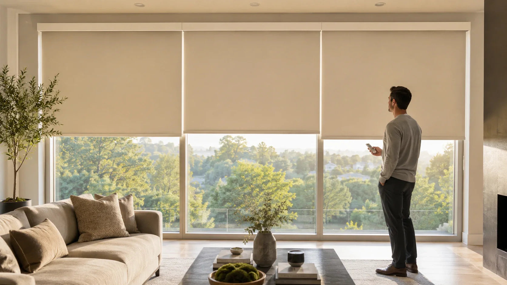 How to Align Multiple Motorized Shades at the Same Height