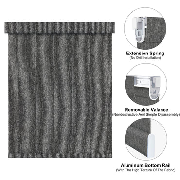 Aprilsmart No Drill Motorized Roller Shades Baltimore