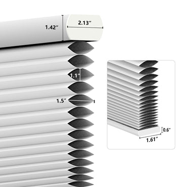Aprilsmart Motorized Light Filtering Cellular Shades