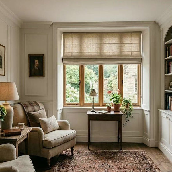 Motorized Roman Shades