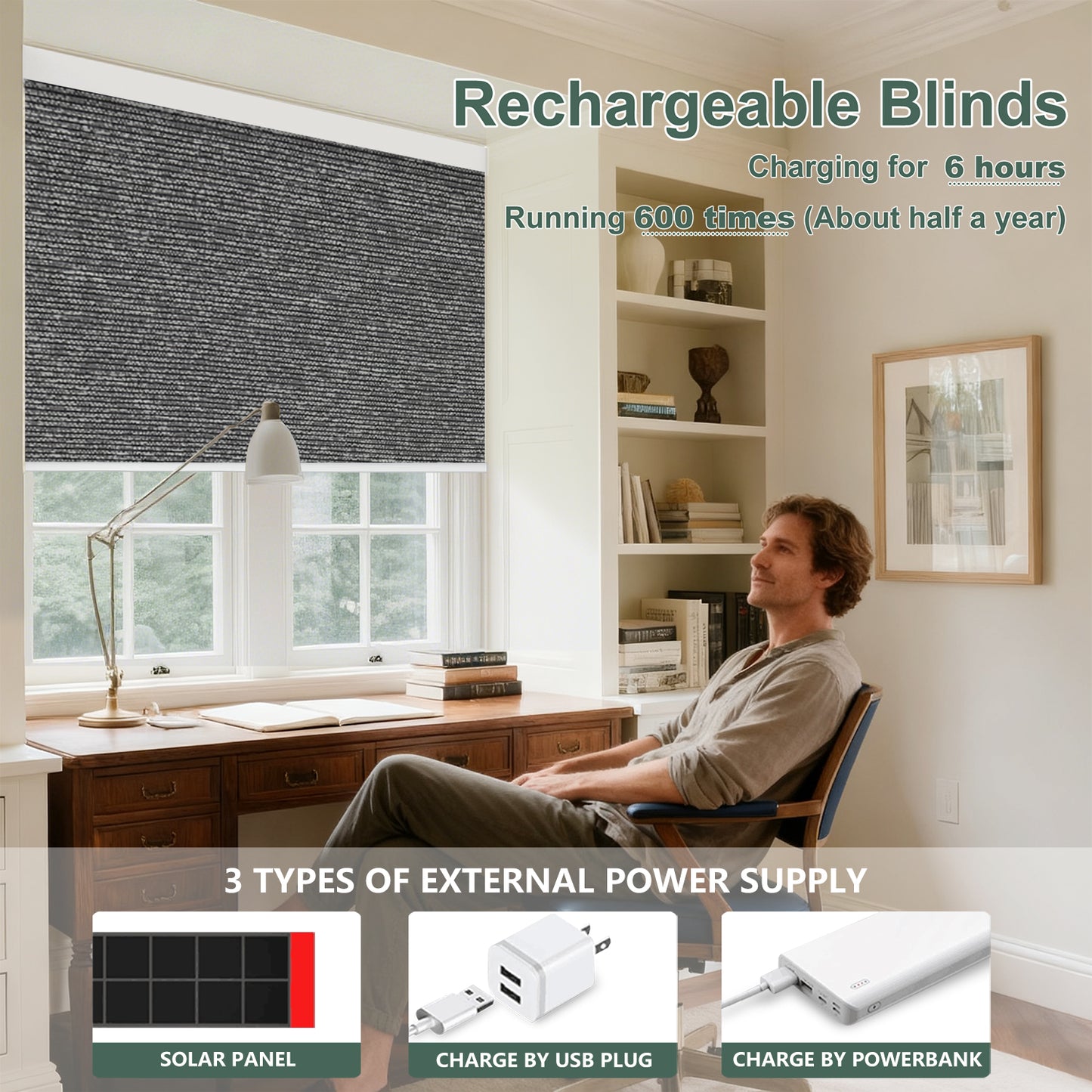 Rechargeable Blinds