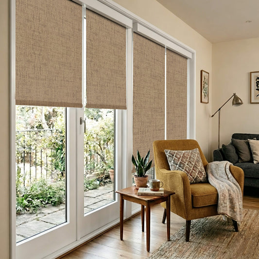 Aprilsmart Motorized Roller Shades 100% Blackout Vigor