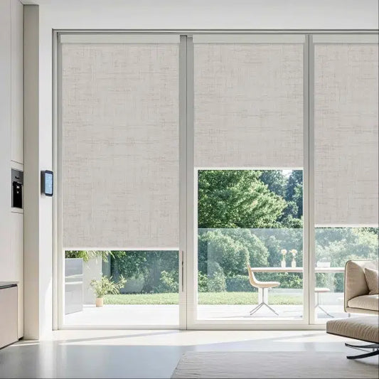 Aprilsmart Motorized Roller Shades 100% Blackout Vigor