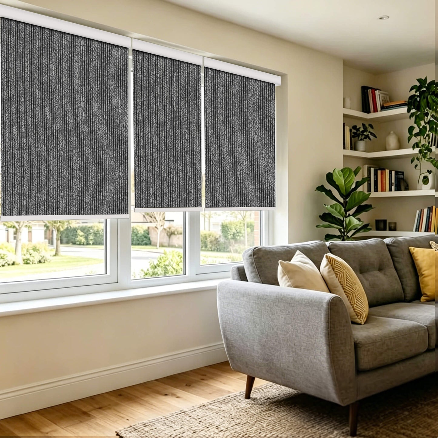 Aprilsmart Motorized Roller Shades 100% Blackout Baltimore