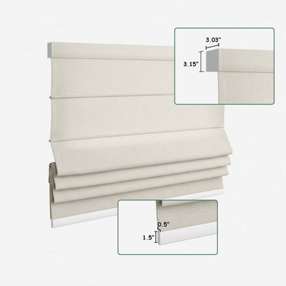 Light Filtering Motorized Roman Shades Clio