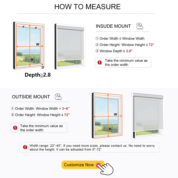 HOW TO MEASURE Windows